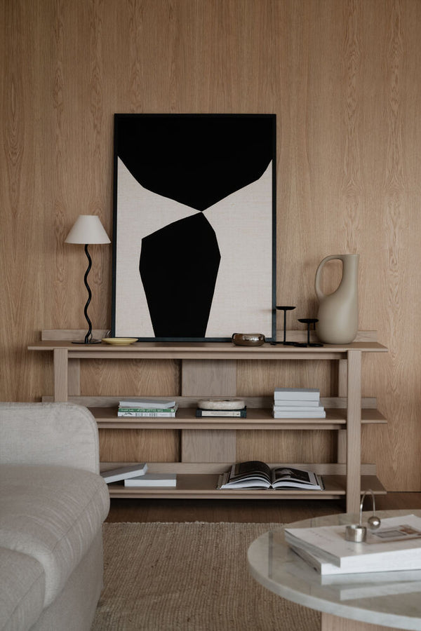 Kilian avlastningsbord 150 vitpigmenterad ek