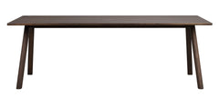 Clapperton matbord 220x95 brun ek