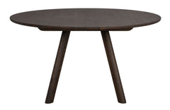 Clapperton matbord runt Ø140 brun ek