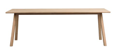 Clapperton matbord 220x95 sandfärgad ek