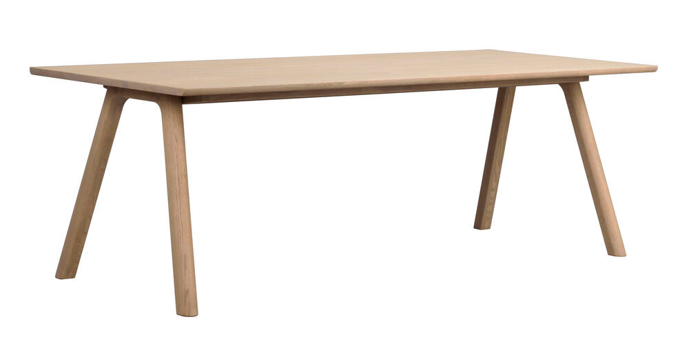 Clapperton matbord 220x95 sandfärgad ek