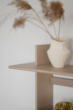 Westlock vägghylla 75x48 vitpigmenterad ek