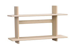 Westlock vägghylla 75x48 vitpigmenterad ek