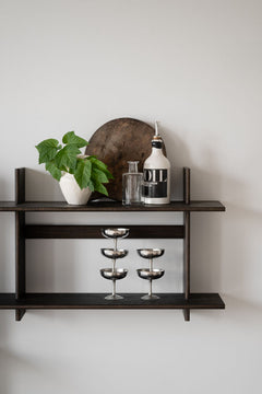 Westlock vägghylla 75x48 brun ek