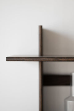 Westlock vägghylla 75x48 brun ek
