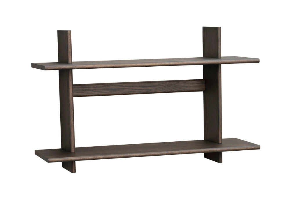 Westlock vägghylla 75x48 brun ek
