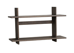 Westlock vägghylla 75x48 brun ek