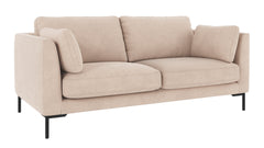 Corwin soffa 2,5-sits ljusbeige tyg Rita #1