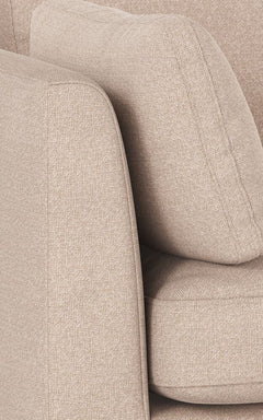 Corwin soffa 3,5-sits-schäslong Hö ljusbeige tyg Rita #1