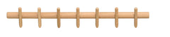 Hillmond kroklist 85, 7 krokar lackad ek
