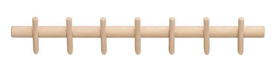 Hillmond kroklist 85, 7 krokar lackad vitpigmenterad ek