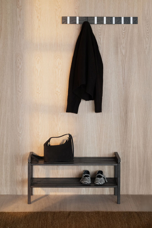 Confetti kroklist 70, 8 flipkrokar brunlackad ek