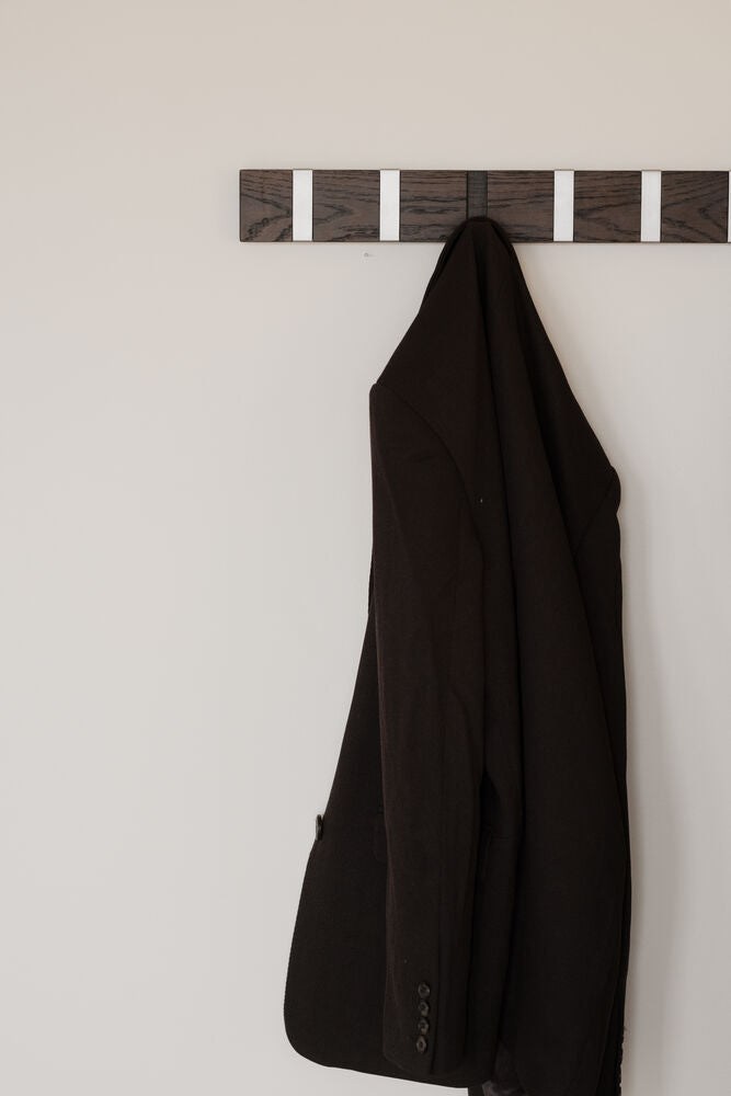 Confetti kroklist 50, 6 flipkrokar brunlackad ek