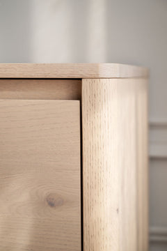 Melstone sideboard 180 H70 vitpigmenterad ek