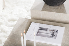 York soffbord 80 x 60 beige