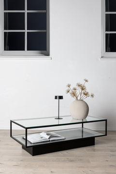 Maglehem soffbord svart/glas