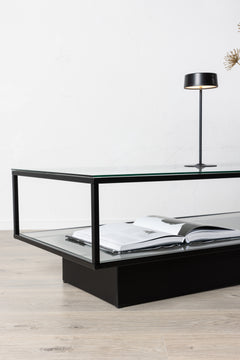 Maglehem soffbord svart/glas