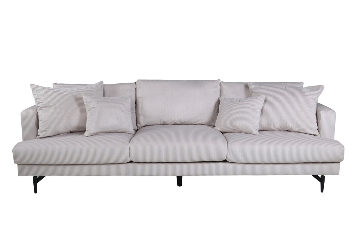 Sofia 3-sits soffa beige