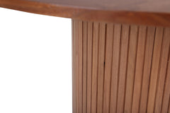 Bianca matbord ⌀110 valnöt