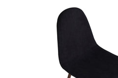 Polar matstol 2-pack svart