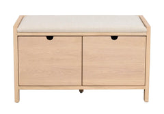 Hillmond bänk vitpigmenterad/beige