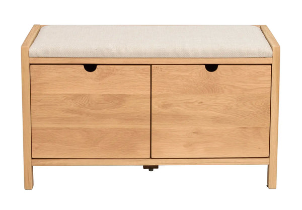 Hillmond bänk ek/beige