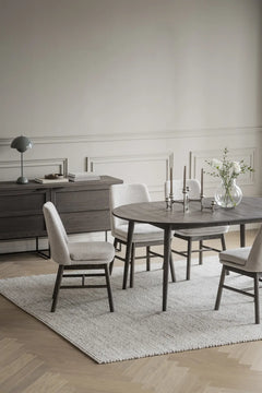 Tyler matbord ovalt 170/210 brun ek