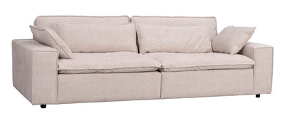 Rawlins soffa 3-sits maxi beige tyg