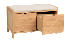 Hillmond bänk ek/beige