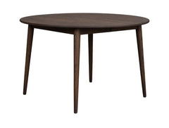 Tyler matbord runt 120/165 brun ek