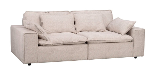 Rawlins soffa 3-sits beige tyg