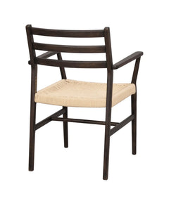 Harlan karmstol brun/ljusbeige tyg 2-pack