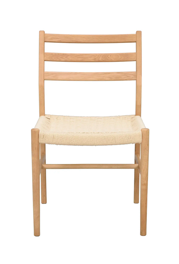 Harlan stol ek/ljusbeige tyg 2-pack