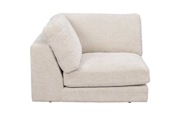 Duncan hörnmodul ljusgrått tyg