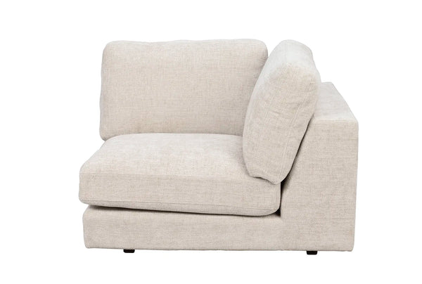 Duncan hörnmodul ljusgrått tyg