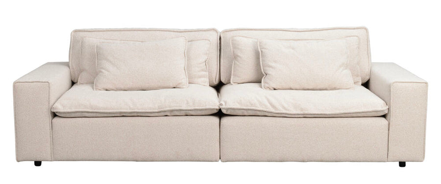 Rawlins soffa 3-sits Maxi ljusbeige tyg Sandra #903