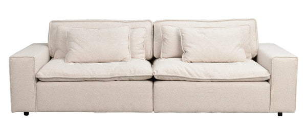 Rawlins soffa 3-sits Maxi ljusbeige tyg Sandra #903