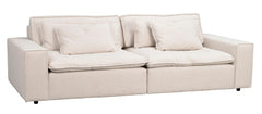 Rawlins soffa 3-sits Maxi ljusbeige tyg Sandra #903