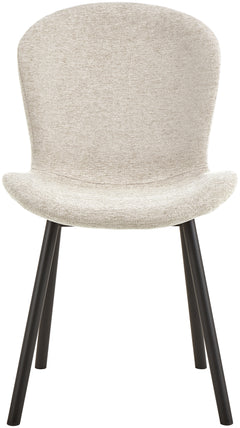 Esra stol beige/svart 2-pack