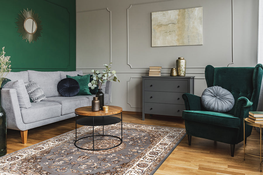 Dubai Medallion matta grå