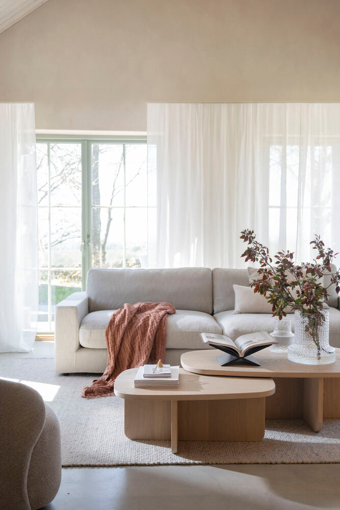 Billings soffbord 118x73 vitpigmenterad ek