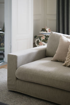 Langdon soffa 4-sits sand tyg Casual #36