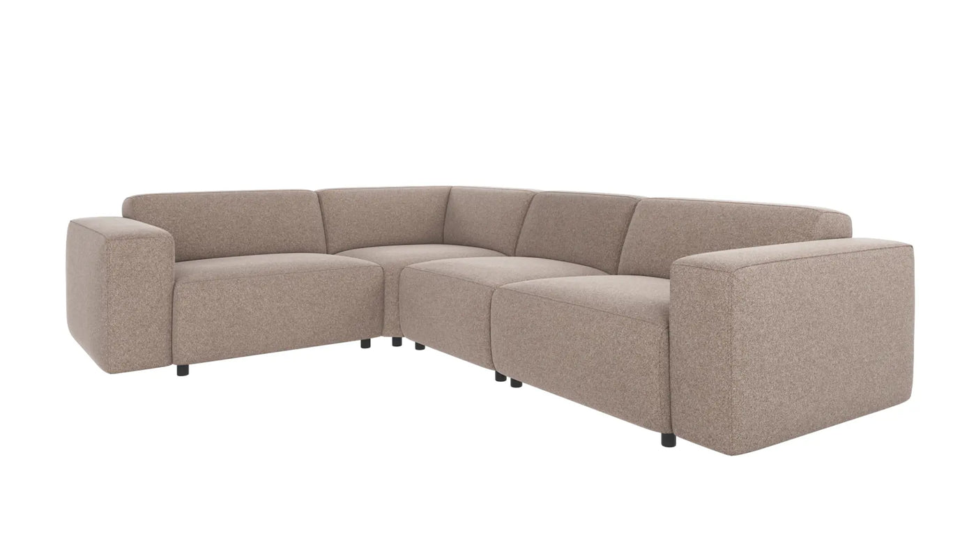 Willard hörnsoffa 2+3-sits beige tyg Brenda #34