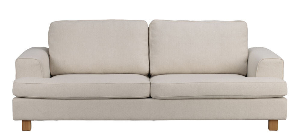 Aberdeen soffa 3-sits beige tyg Glory #05/ekben