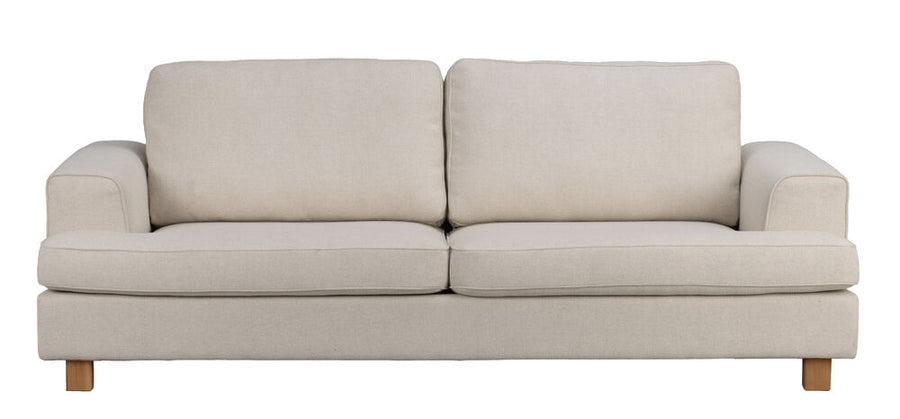 Aberdeen soffa 3-sits beige tyg Glory #05/ekben