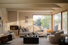Aberdeen soffa 3-sits beige tyg Glory #05/bruna ekben