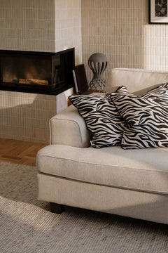 Aberdeen soffa 3-sits beige tyg Glory #05/bruna ekben