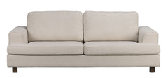 Aberdeen soffa 3-sits beige tyg Glory #05/bruna ekben
