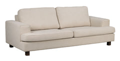 Aberdeen soffa 3-sits beige tyg Glory #05/bruna ekben