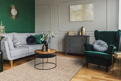 Skagen ullmatta linnemelange